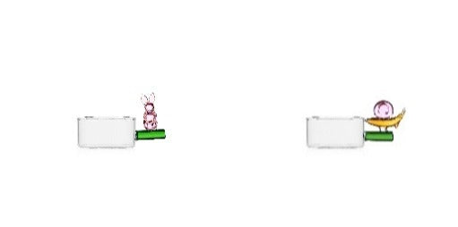 WOODLAND TALES set 2 pcs tealight coniglio e lumaca