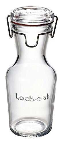 Bormioli Lock Eat Caraffa, Vetro, Trasparente, 8 x 8 x 21 cm