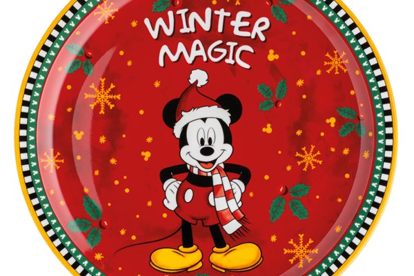 PIATTO PANETTONE W.M. MICKEY MOUSE D 31