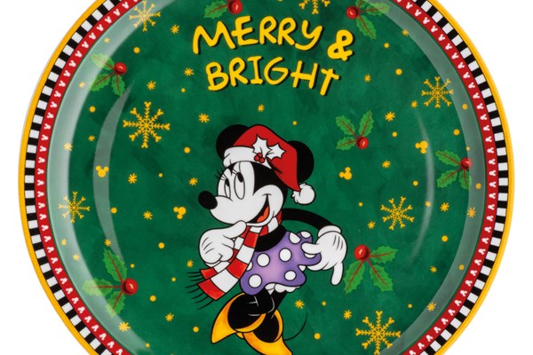 PIATTO PANETTONE W.M. MINNIE MOUSE D 31