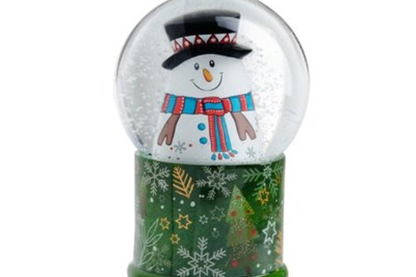 PALLA DI NEVE NATALE C/LUCE E MUSICA PUPAZZO DI NEVE 10X16