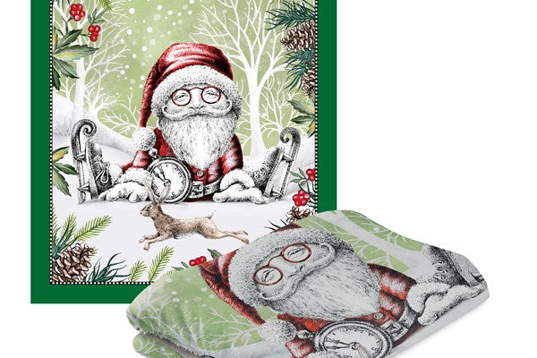 PLAID NATALE BABBO NATALE 2024 130X160