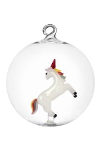 palla di Natale unicorno