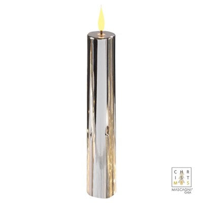 CANDELA LED H.34 - COL.ARGENTO