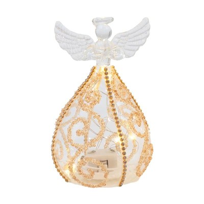 ANGELO LED IN VETRO H.13 COL.ORO