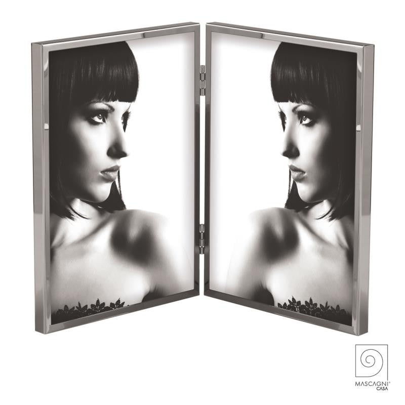 CORNICE DOPPIA 10X15 - COL.ARGENTO