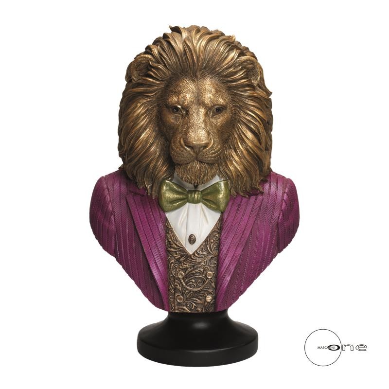 BUSTO LEONE H.40 IN RESINA