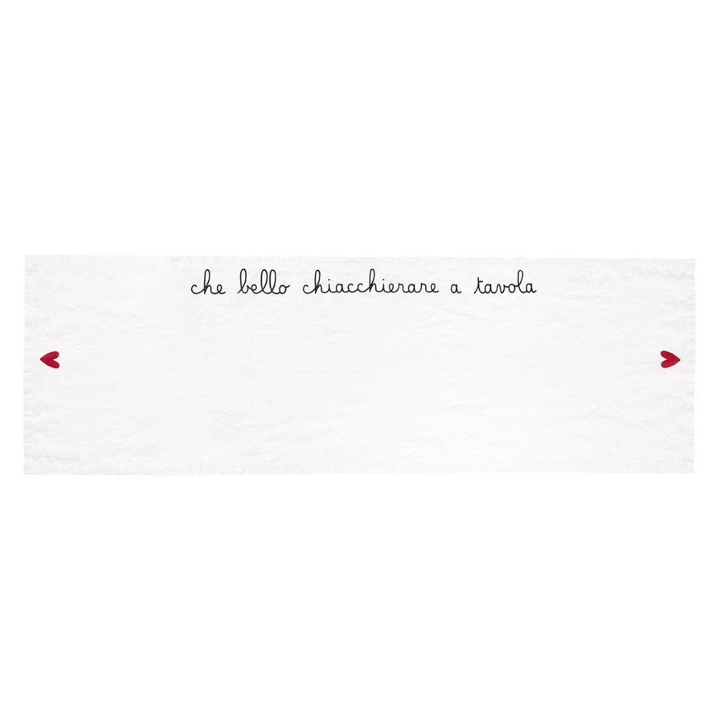 RUNNER 50X160 CHE BELLO CHIACCHIERARE A TAVOLA
