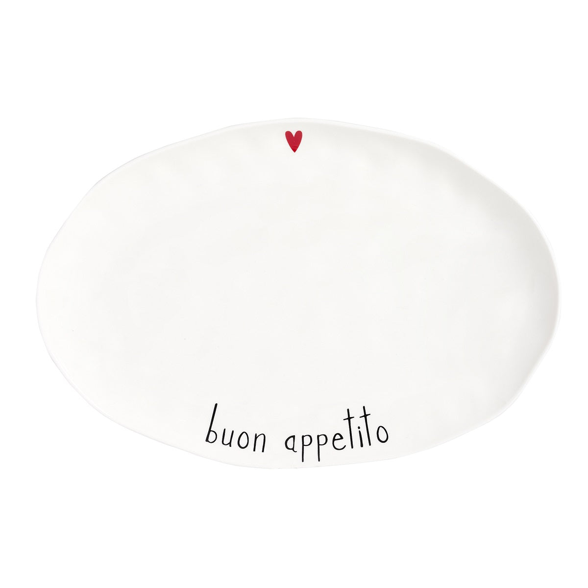 PIATTO OVALE BUON APPETITO 36.6 X 24.5CM