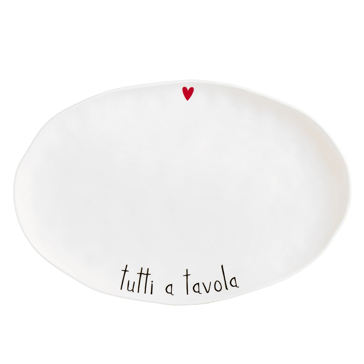 PIATTO OVALE TUTTI A TAVOLA 36.6 X 24.5CM