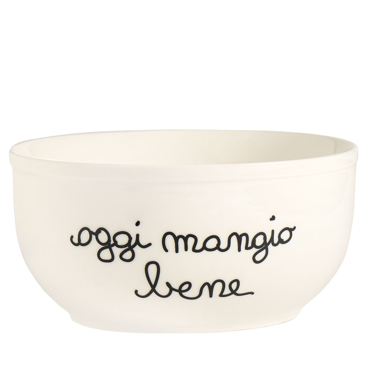 INSALATIERA OGGI MANGIO BENE d25cmx12.5cm
