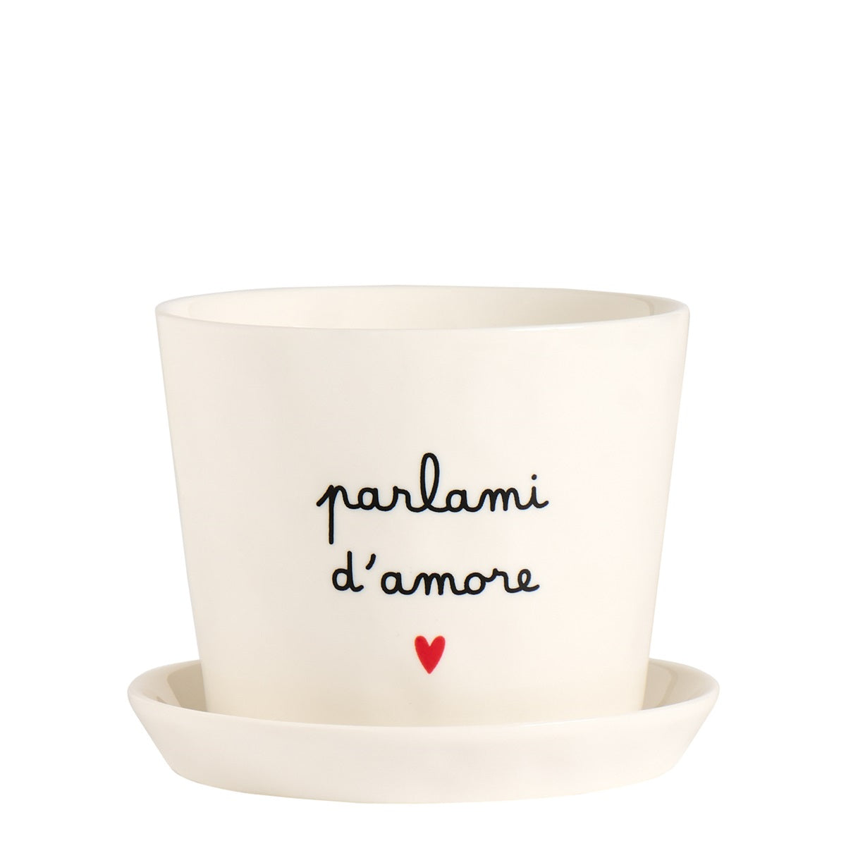 VASO D15X12CM PARLAMI D'AMORE