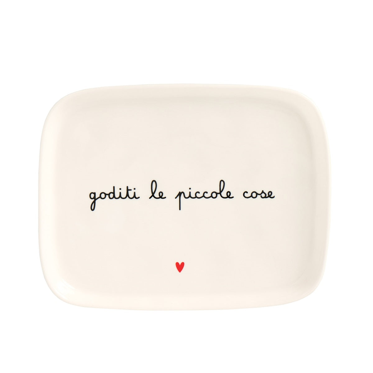 PIATTO 20x15.5CM GODITI LE PICCOLE COSE
