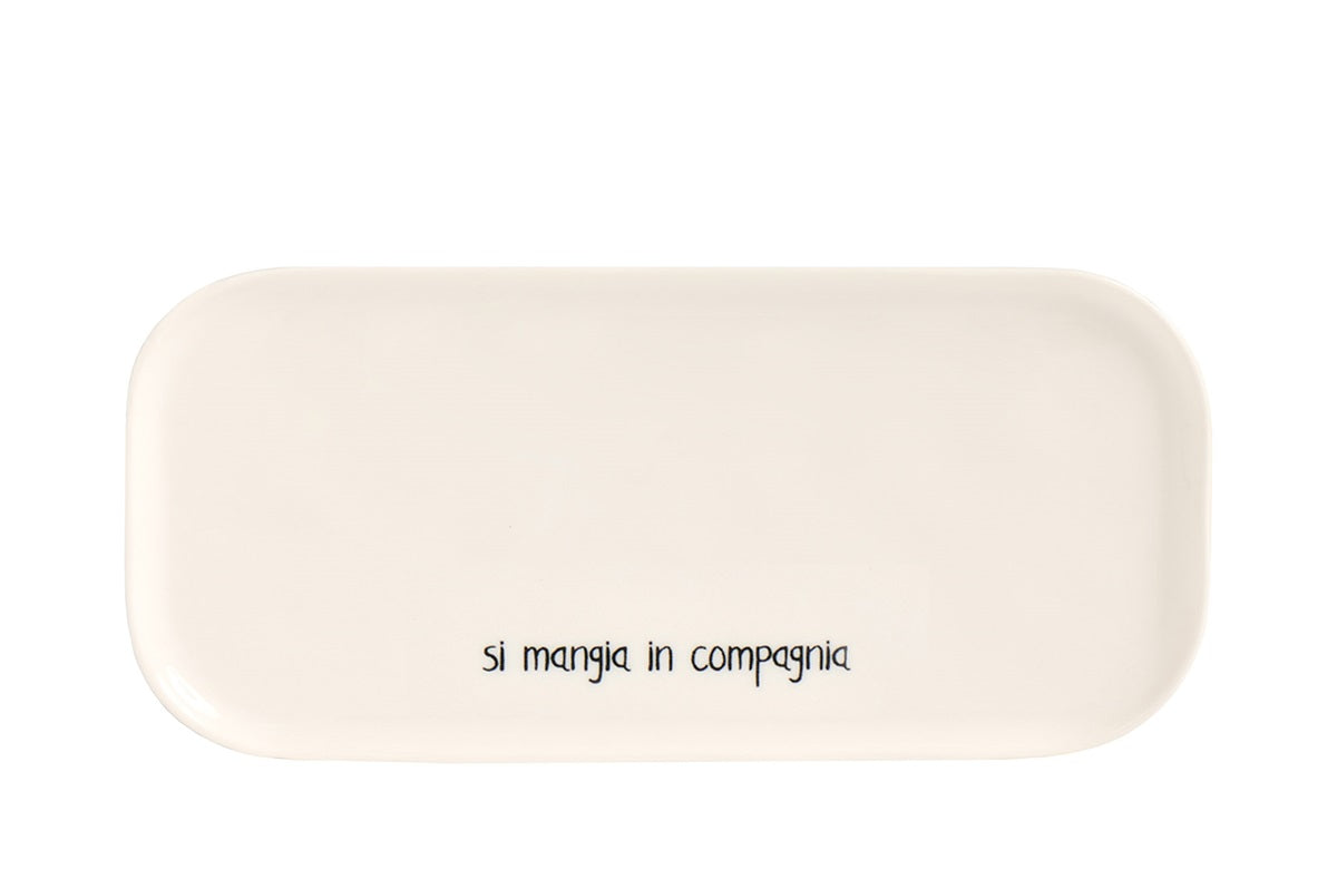PIATTO 31.8x15CM SI MANGIA IN COMPAGNIA