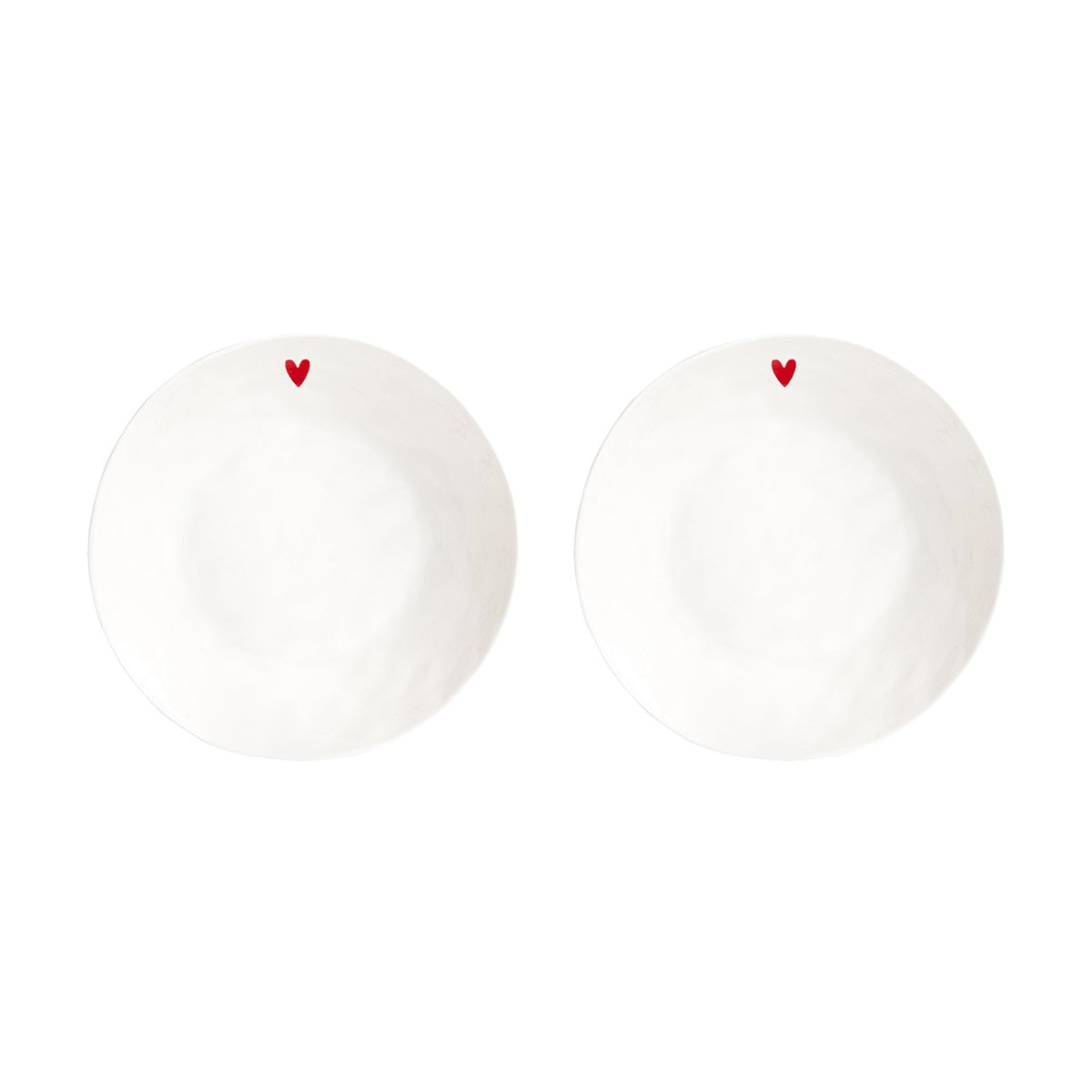 SET 2 PIATTI FONDI CUORE