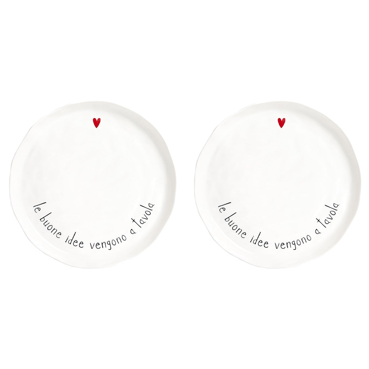 SET 2 PIATTI PIANI LE BUONE IDEE