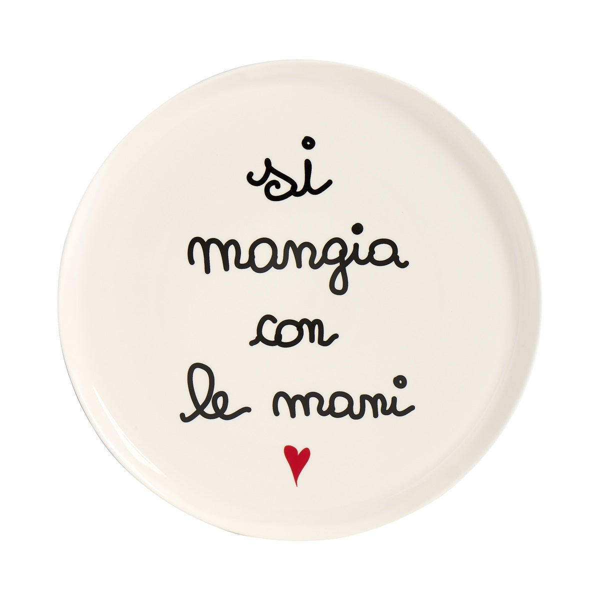 PIATTO PIZZA 31.5CM SI MANGIA CON LE MANI - nuova forma