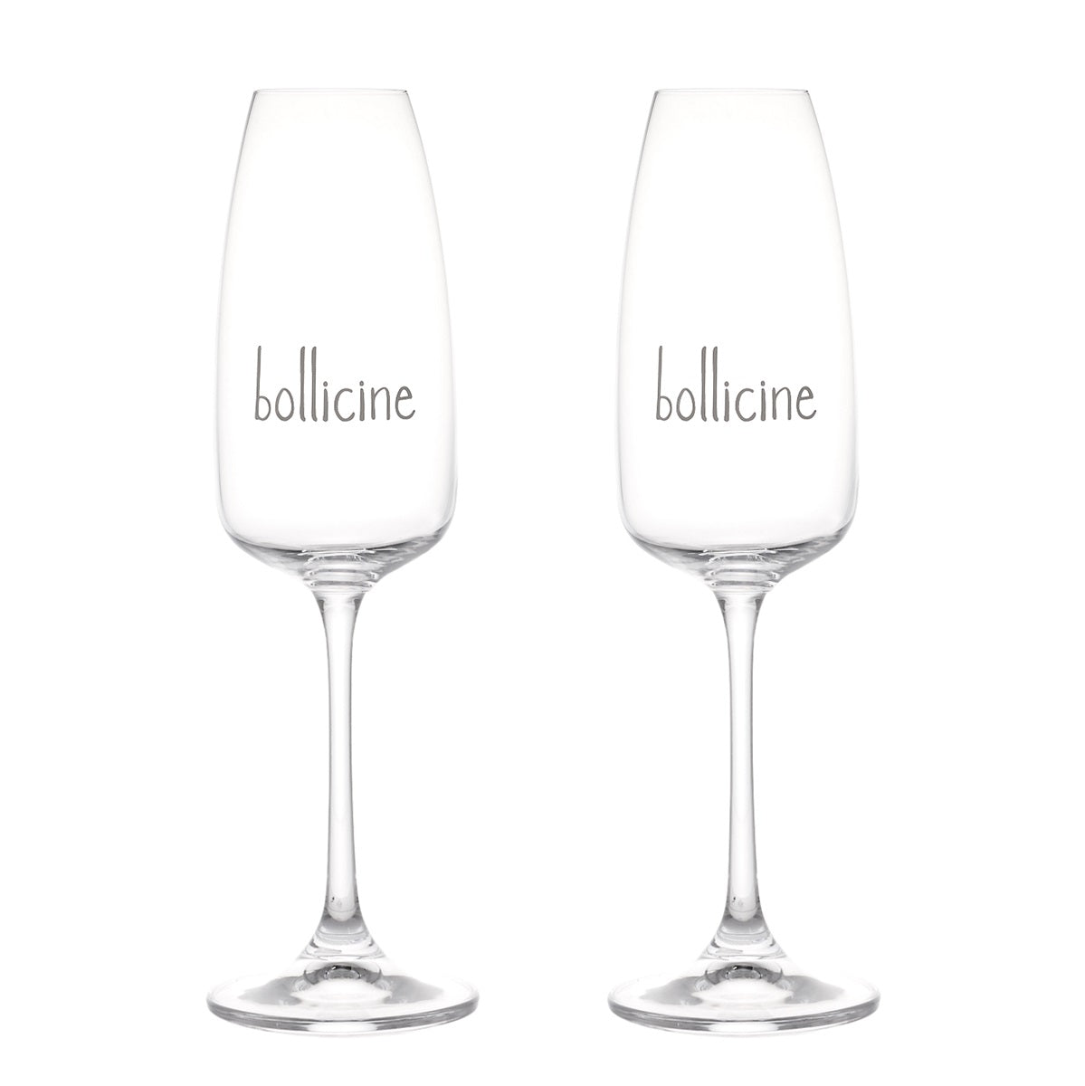SET 2 FLUTE 29CL BOLLICINE