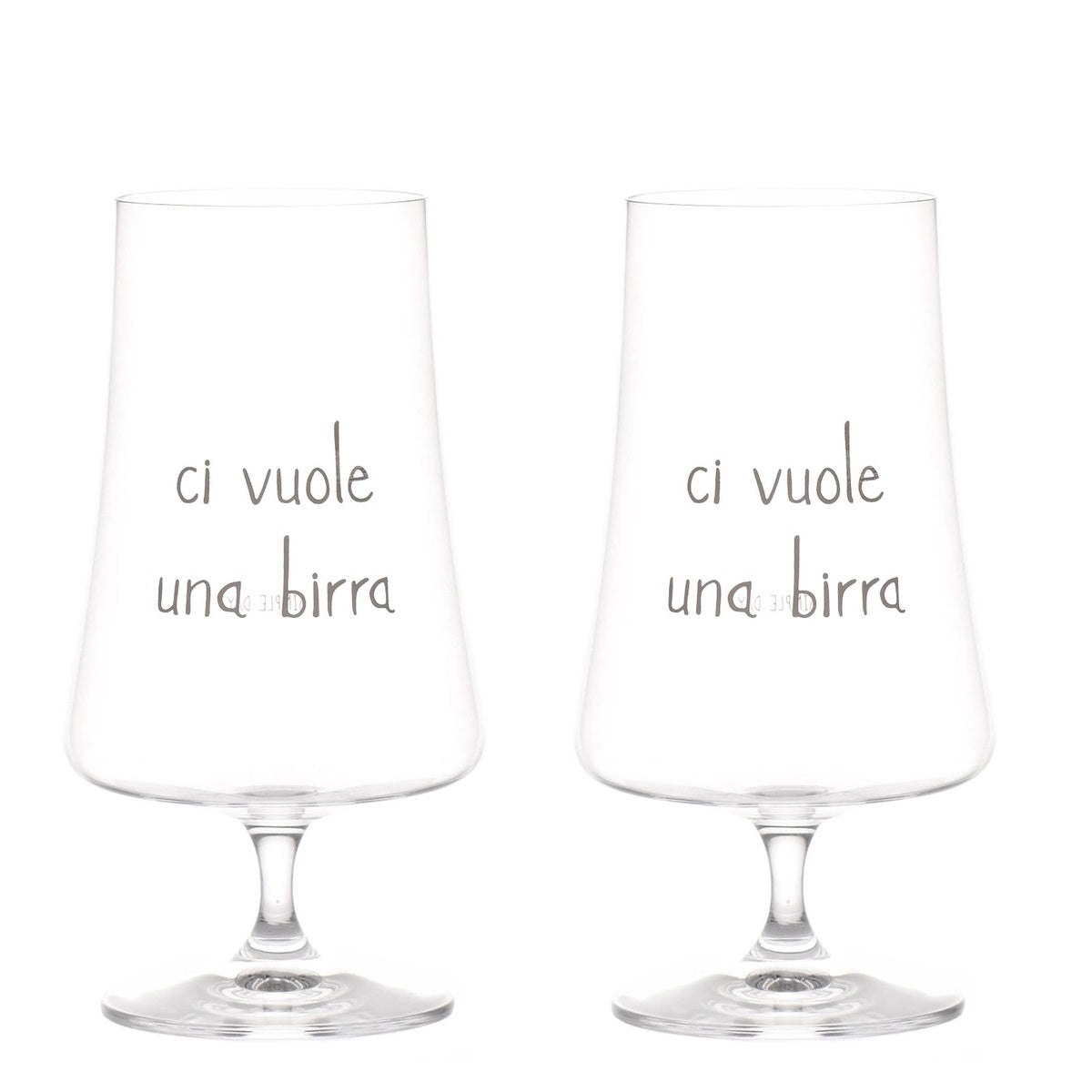 SET 2 CALICI CI VUOLE UNA BIRRA 55CL
