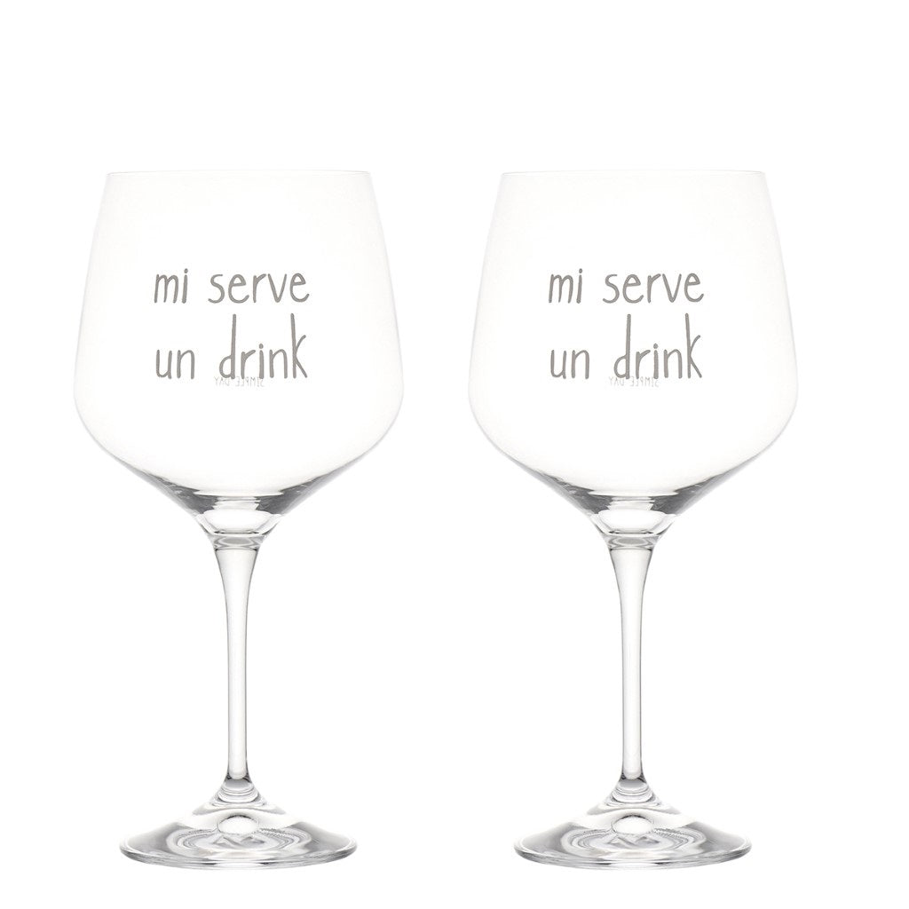 SET 2 CALICI MI SERVE UN DRINK 82CL