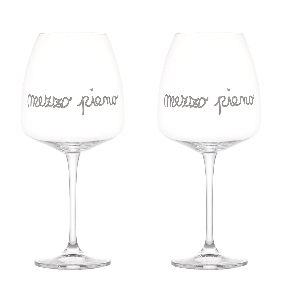 SET 2 CALICI 77CL MEZZO PIENO