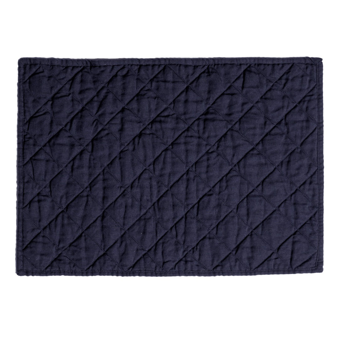 TOVAGLIETTA RETT. IMBOTTITA 36X48 NAVY