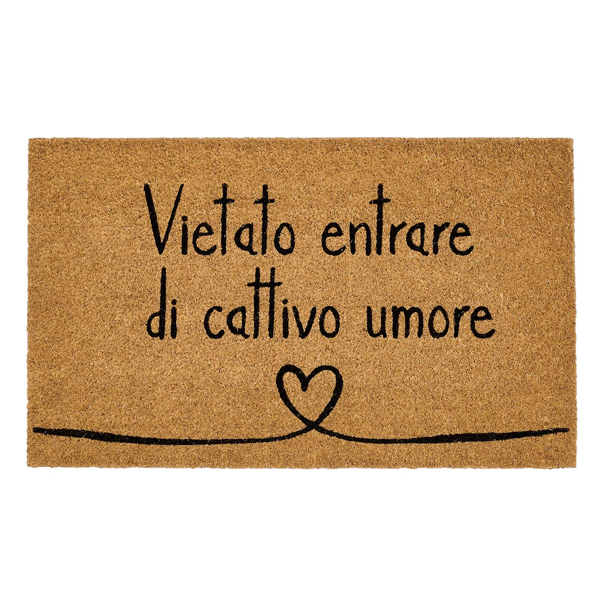 ZERBINO VIETATO ENTRARE DI CATTIVO UMORE