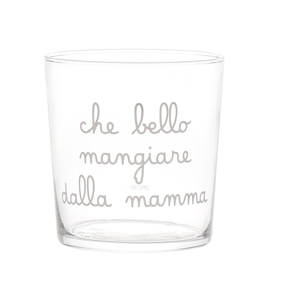BICCHIERE 35CL CHE BELLO MANGIARE DALLA MAMMA