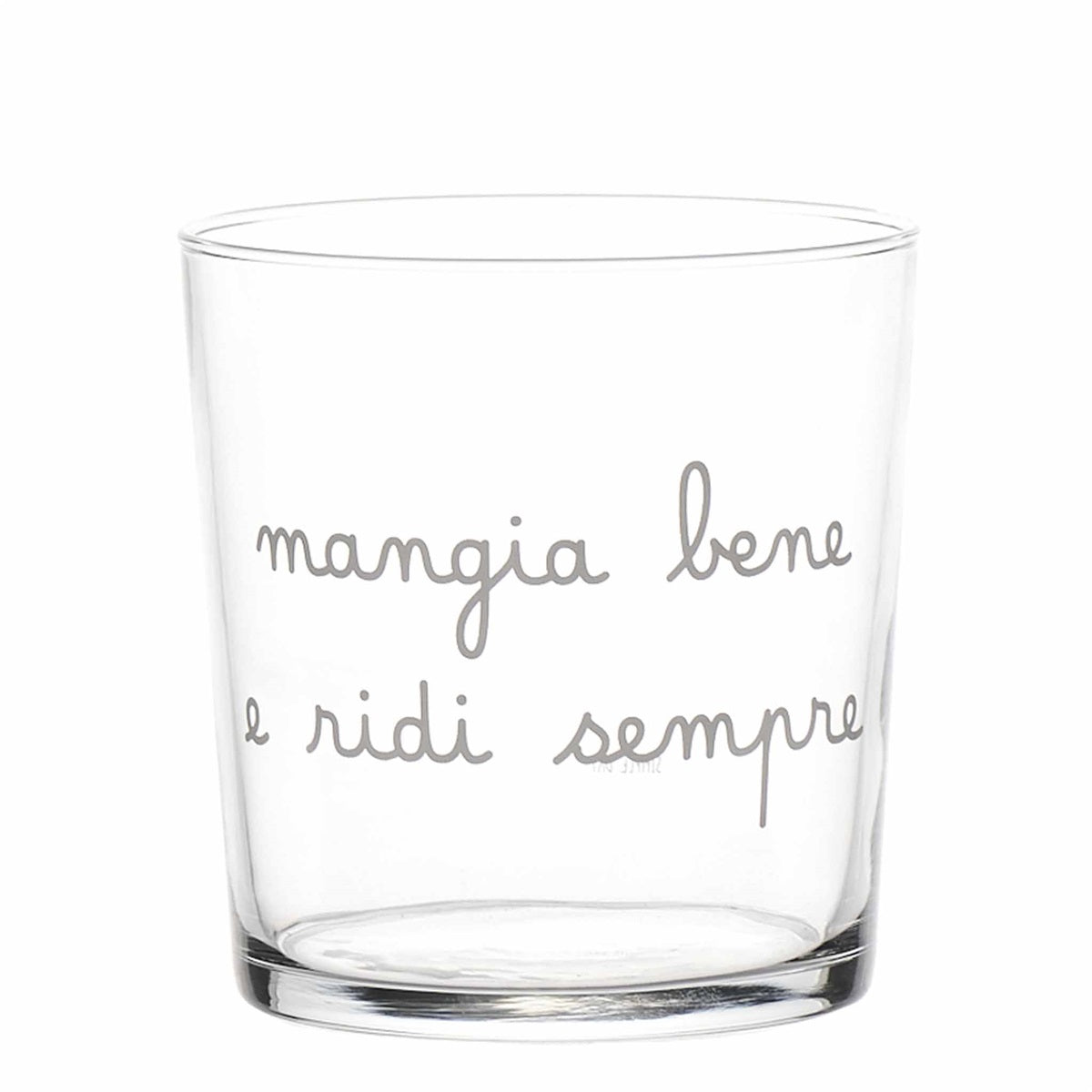 BICCHIERE 35CL MANGIA BENE E RIDI SEMPRE