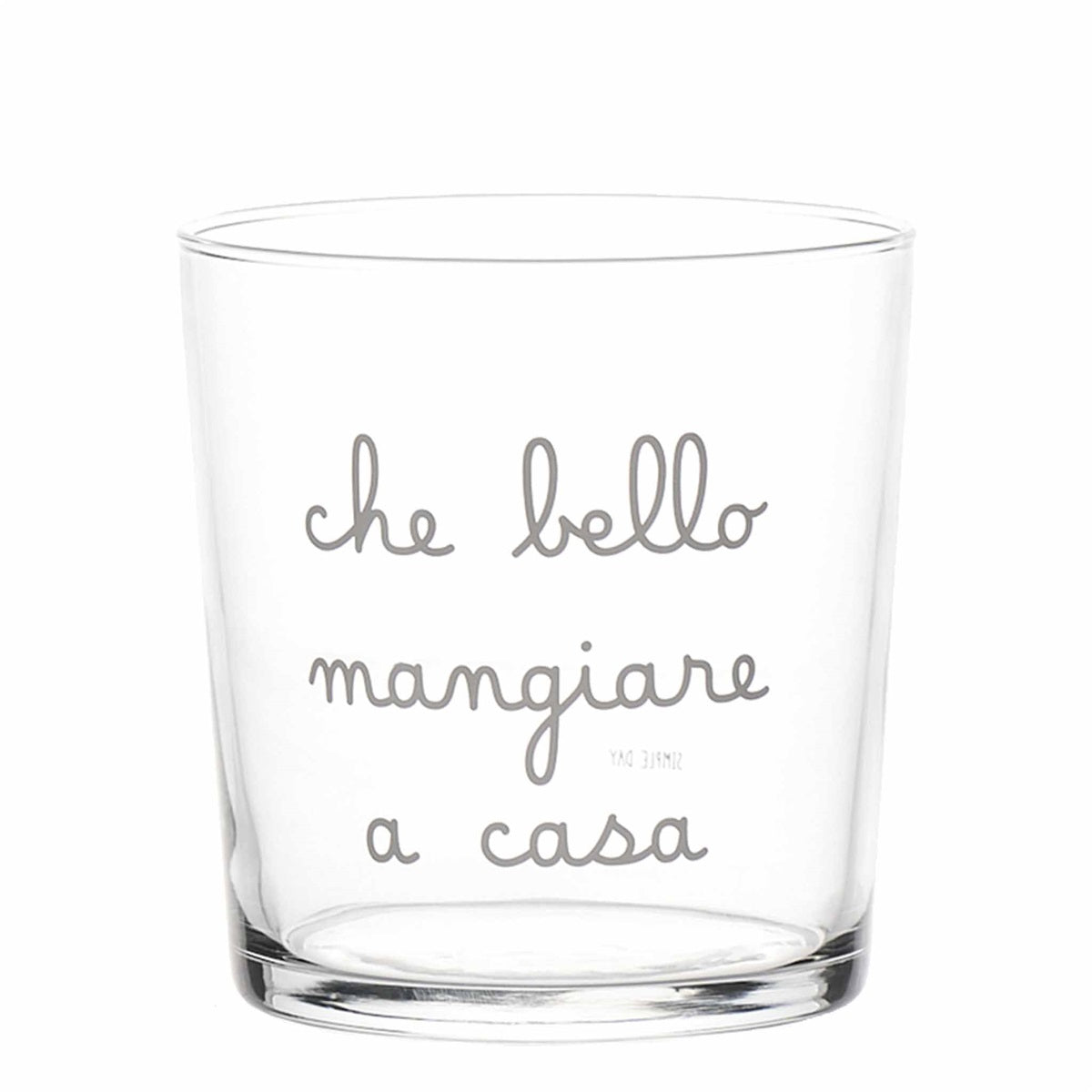 BICCHIERE 35CL CHE BELLO MANGIARE A CASA