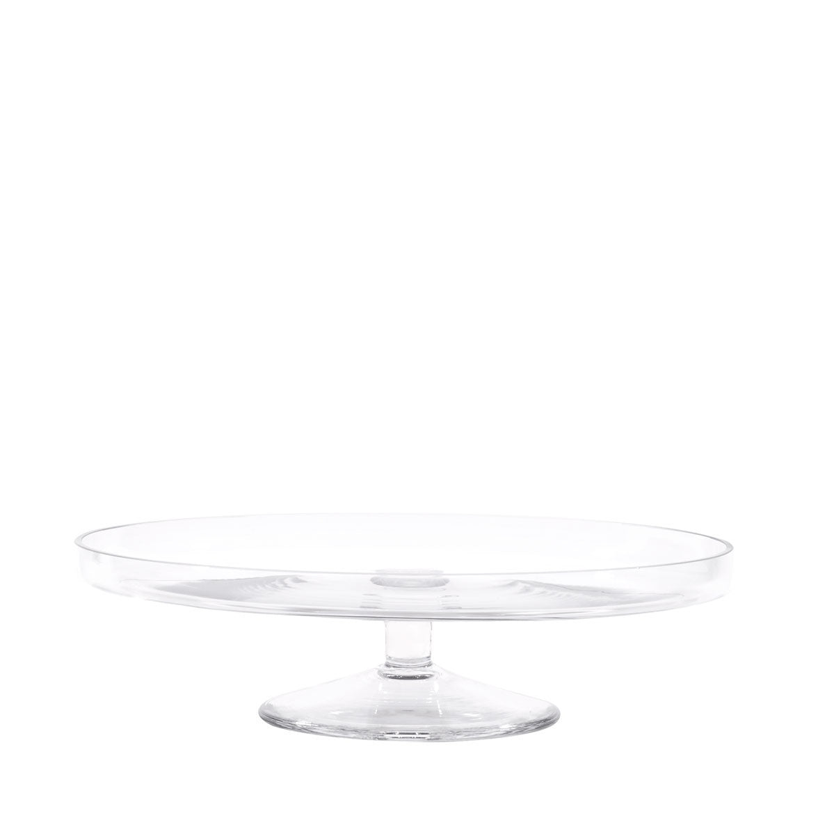 ALZATA BASSA VETRO 26CM TRASPARENTE
