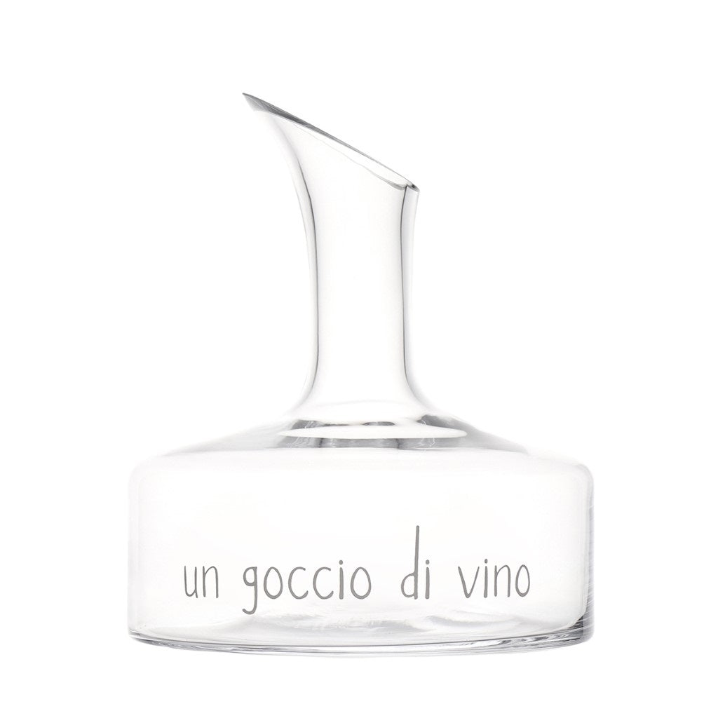 DECANTER D.19CM UN GOCCIO DI VINO