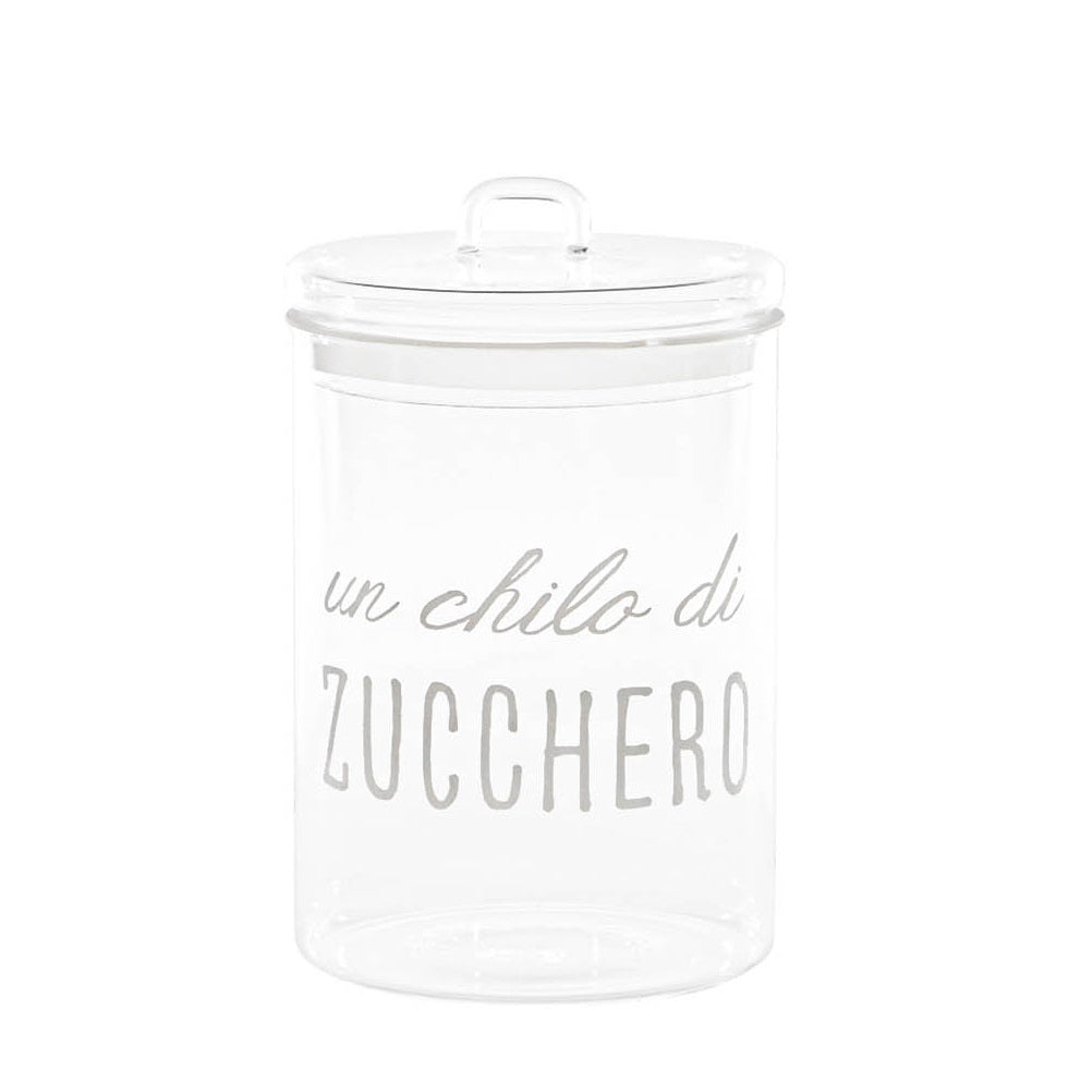 BARATTOLO IN VETRO Ø12CM CHILO DI ZUCCHE