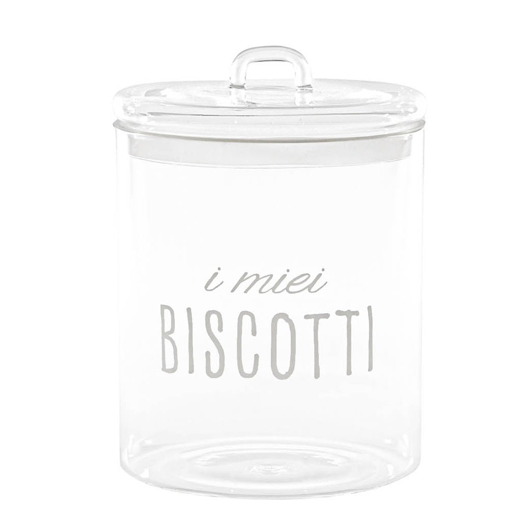 BARATTOLO IN VETRO Ø15CM I MIEI BISCOTTI