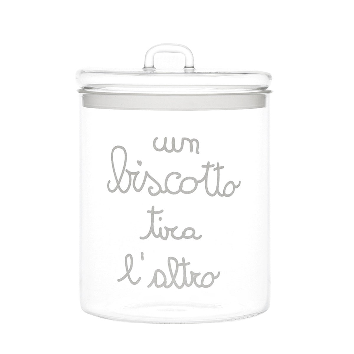 BARATTOLO IN VETRO Ø15CM UN BISCOTTO TIR