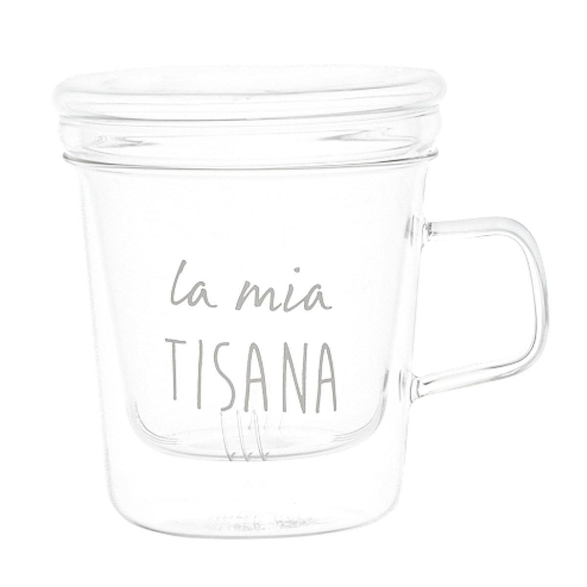 TISANIERA IN VETRO LA MIA TISANA