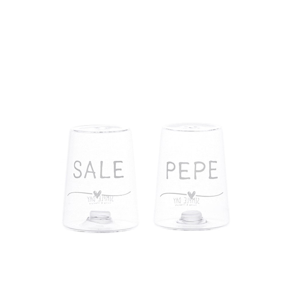 SET SALE PEPE IN VETRO SALE - PEPE- CUORE