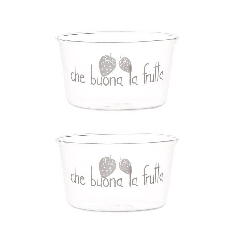 SET 2 COPPETTE Ø11CM CHE BUONA LA FRUTTA