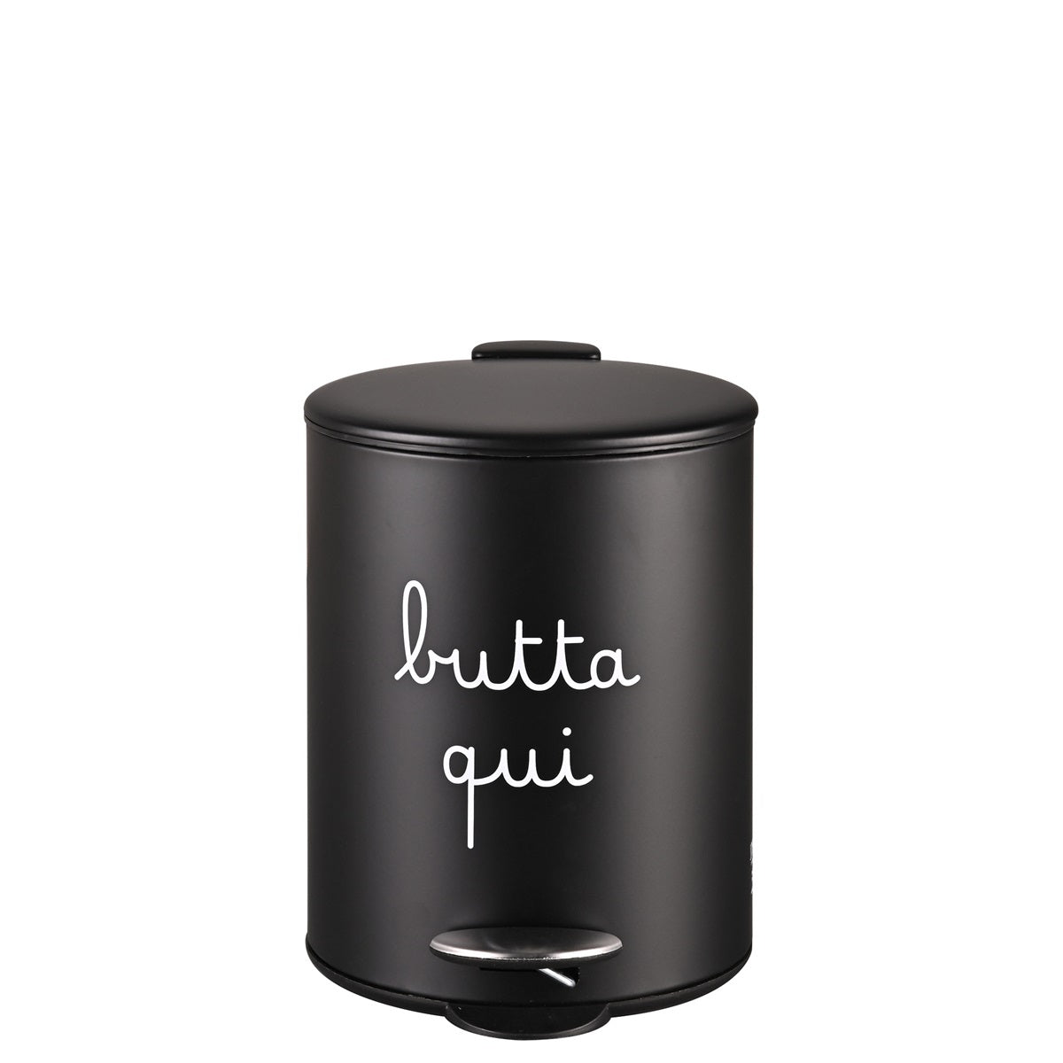 PATTUMIERA 5L NERA BUTTA QUI 25x19xh27