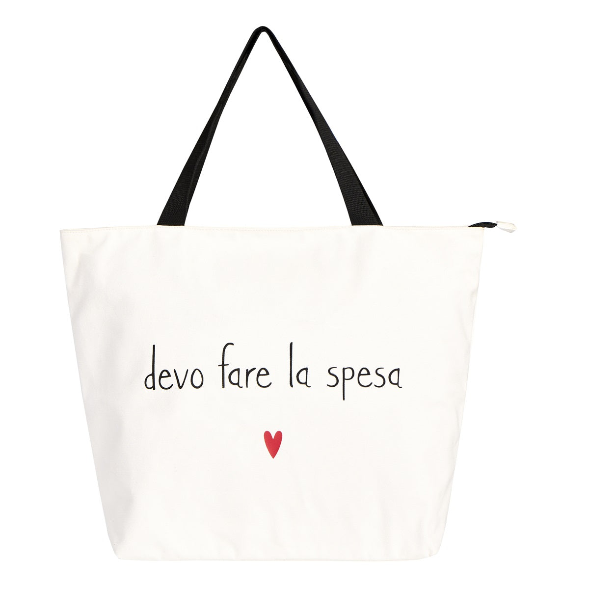 BORSA 50X38X12 BIANCA DEVO FARE LA SPESA
