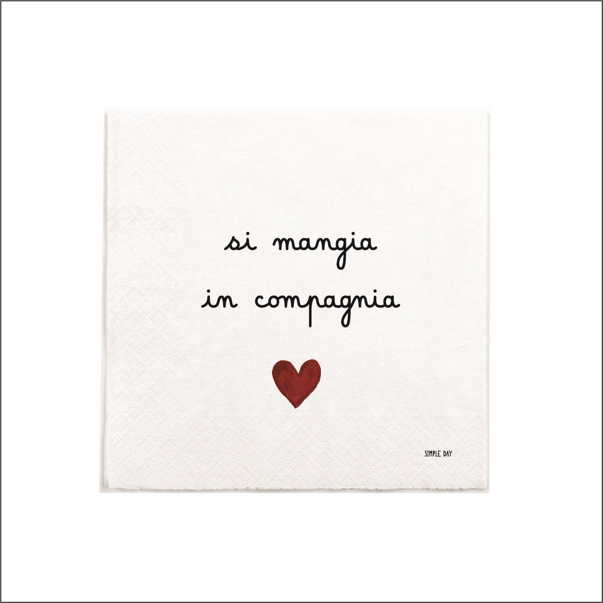 SET 20 TOV. CARTA SI MANGIA IN COMPAGNIA 33X33