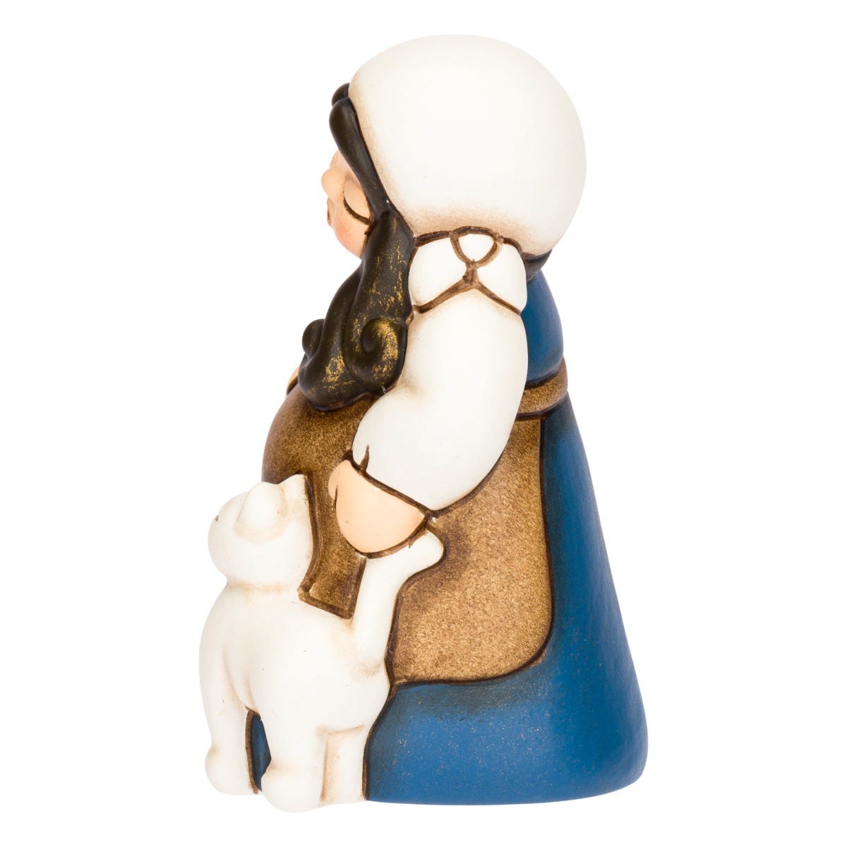 Donna in dolce attesa in ceramica Presepe Classico – Thun