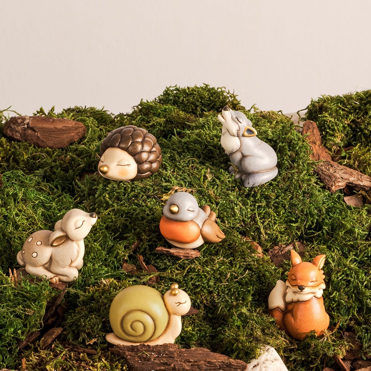 Mini pettirosso in ceramica – Thun
