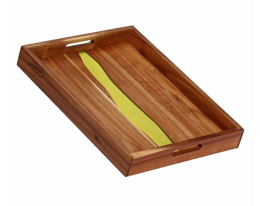 Vassoio in legno Bloom