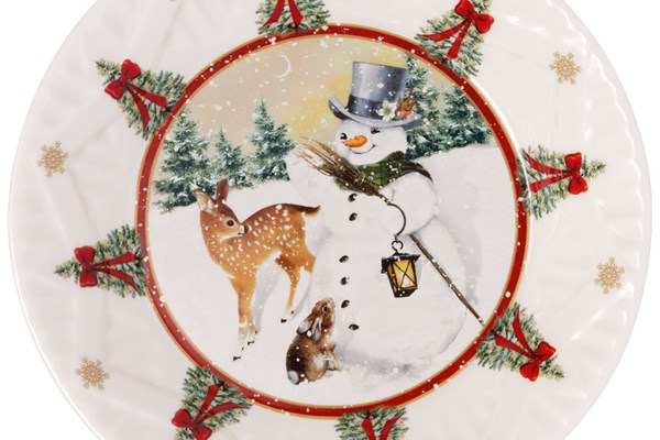 Coppetta macedonia, pupazzo di neve 165 x 165 x 35 mm, 180 ml