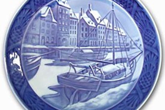 PIATTO NATALIZIO ROYAL COPENHAGEN 2007 - NATALE A NYHAVN
