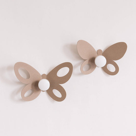 SET GANCI BUTTERFLY (2PZ) BEIGE
