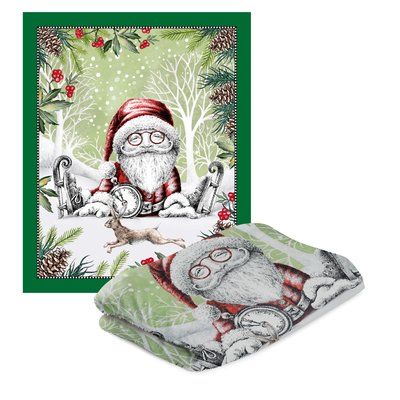 PLAID NATALE BABBO NATALE 2024 130X160