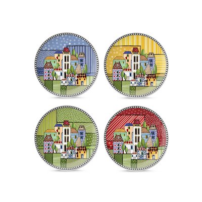 SET 4 PIATTI DESSERT ASSORT. PAESE MIO D19