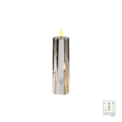CANDELA LED H.13 - COL.ARGENTO